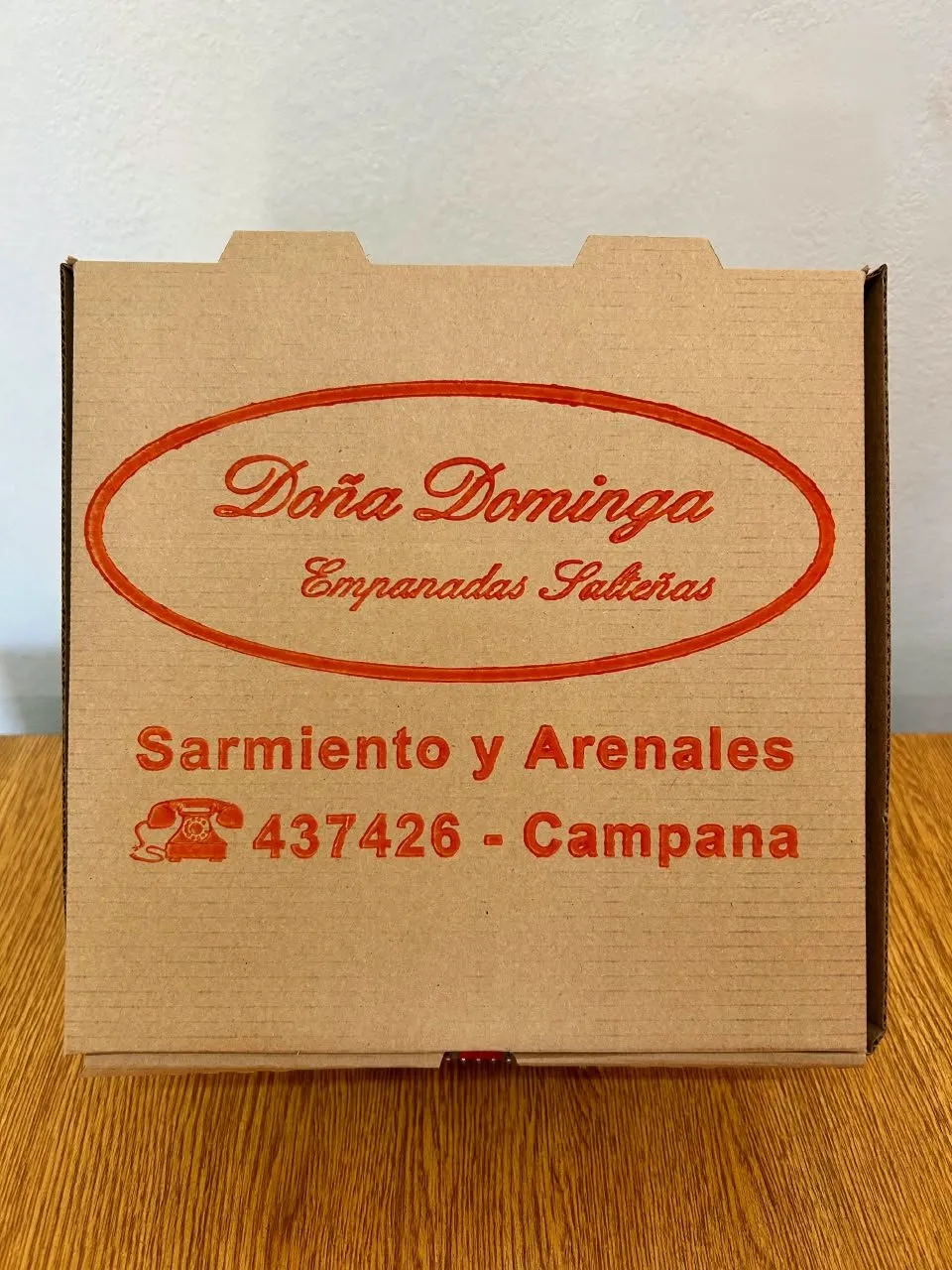 Caja para empanadas